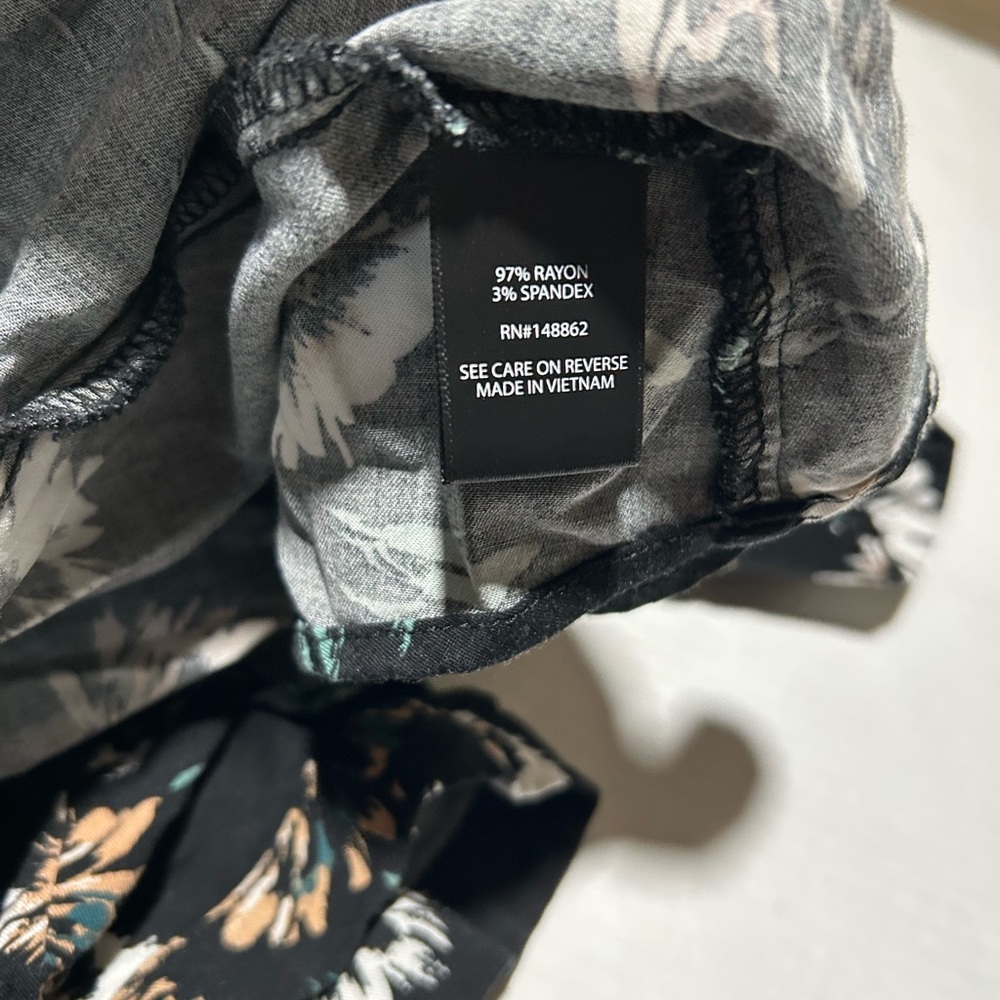 Torrid Black Floral Midi Dress - Picture 11 of 12